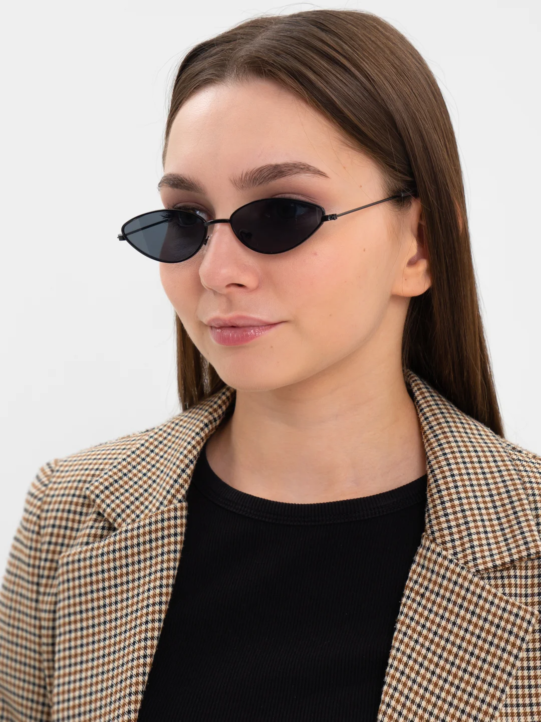 Розовый солнцезащитные очки MIRSEE женские цветные, узкие