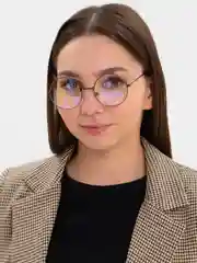 Угольный имиджевые, прозрачные, круглые очки Mirsee без диоптрий
