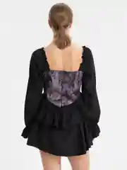 Угольный лёгкое платье-туника