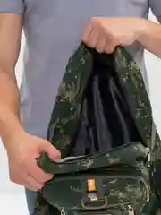 Приглушённый хаки походный, спортивный, военный, туристический рюкзак