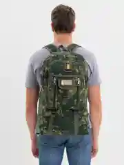 Приглушённый хаки походный, спортивный, военный, туристический рюкзак