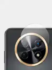 Прозрачный защитное стекло на камеру BROSCORP для телефона Huawei Nova Y91 прозрачное закаленное