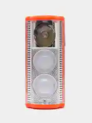 Фонарь аккумуляторный, переносной, пластик, 28+1LED, питание 4xAA, 220В, 50 Гц