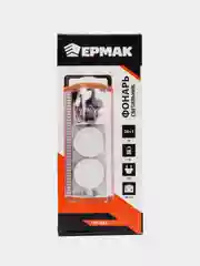 Фонарь аккумуляторный, переносной, пластик, 28+1LED, питание 4xAA, 220В, 50 Гц