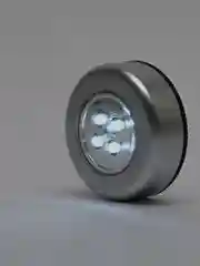 FORZA Светильник точечный нажимной, 6,5 см, 3xААА, 4 LED, пластик