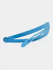 Голубой заколки для волос клик-клак, однотонные, 4 см и 6,5 см