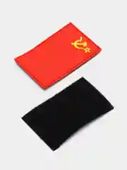 Вишнёвый шеврон на липучке, патч, нашивка тактическая для крепления к одежде, сумке или кепке, ПВХ