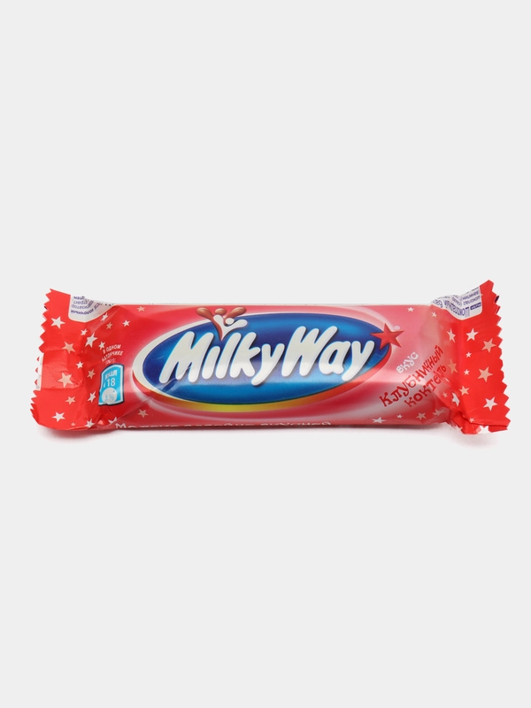 Шоколадный батончик Milky Way "Клубничный коктейль", 2 штуки по 26 г