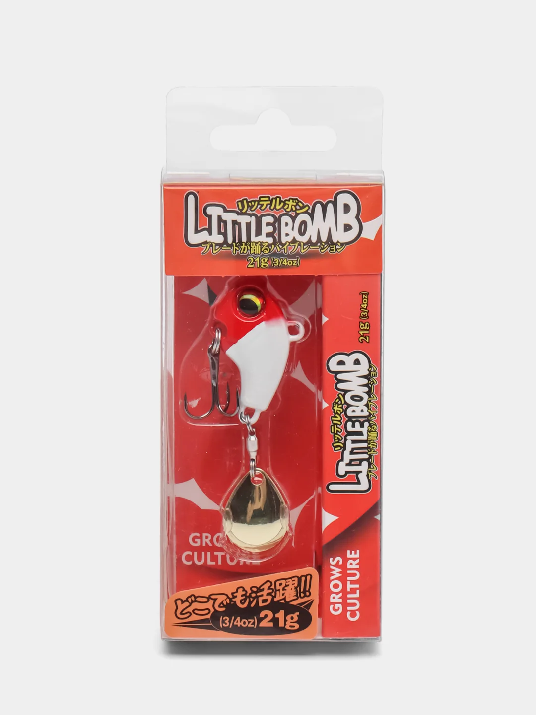 Белый тейл-спинер Little Bomb