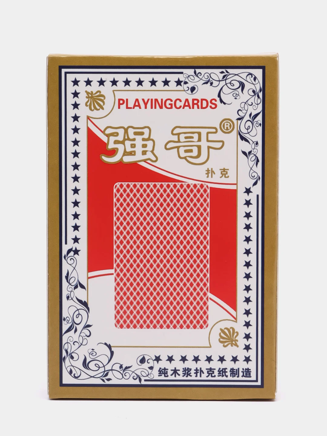 Красный карты игральные, 54 штуки