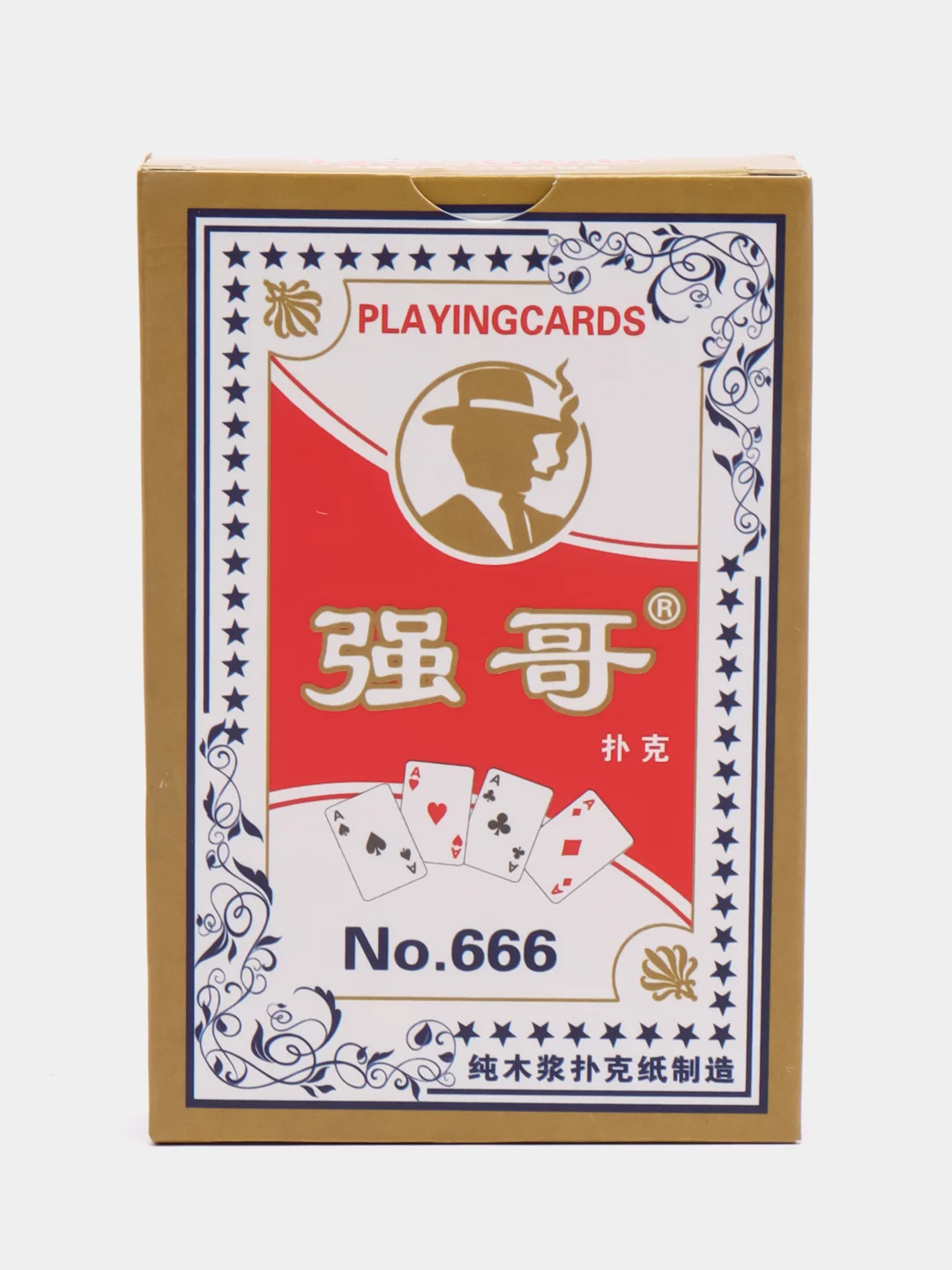 Красный карты игральные, 54 штуки