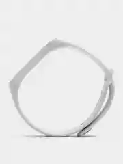 Белый ремешок для фитнес-браслета Xiaomi Mi Smart Band 3 / 4, силиконовый