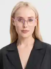 Розовый имиджевые очки