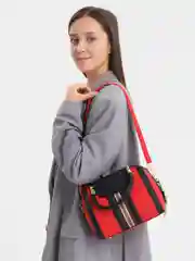 Красный сумка женская, через плечо