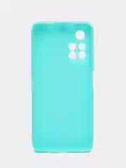 Бирюзовый чехол для Xiaomi Poco M4 Pro 5G, Redmi Note 11 5G (Редми Нот 11 5G) силиконовый