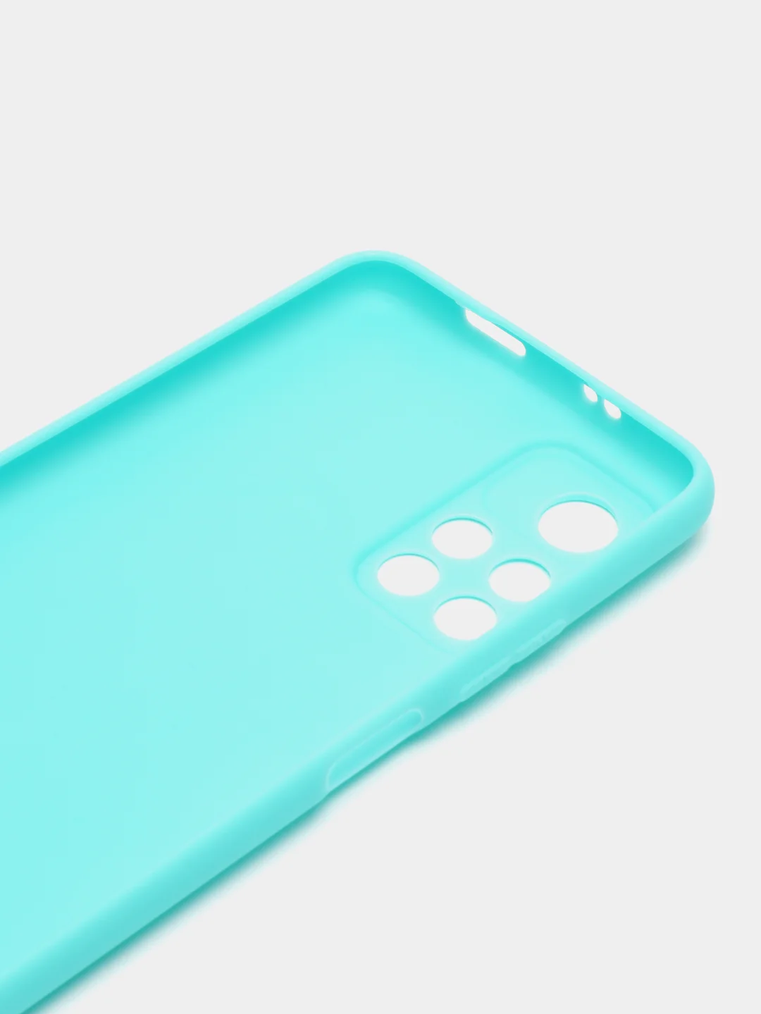 Бирюзовый чехол для Xiaomi Poco M4 Pro 5G, Redmi Note 11 5G (Редми Нот 11 5G) силиконовый