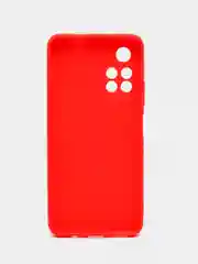 Красный чехол для Xiaomi Poco M4 Pro 5G, Redmi Note 11 5G (Редми Нот 11 5G) силиконовый