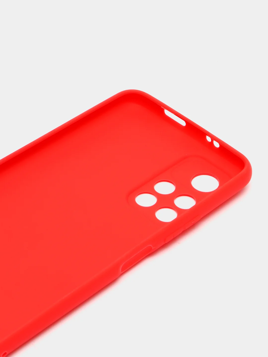 Красный чехол для Xiaomi Poco M4 Pro 5G, Redmi Note 11 5G (Редми Нот 11 5G) силиконовый