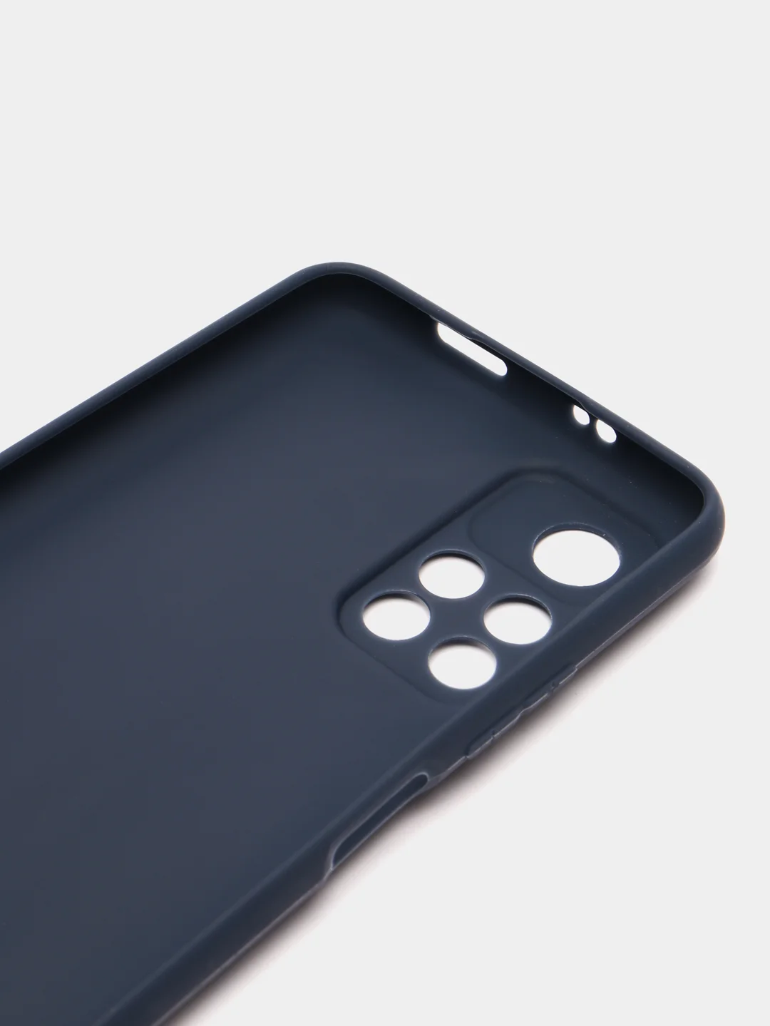 Темно-синий чехол для Xiaomi Poco M4 Pro 5G, Redmi Note 11 5G (Редми Нот 11 5G) силиконовый
