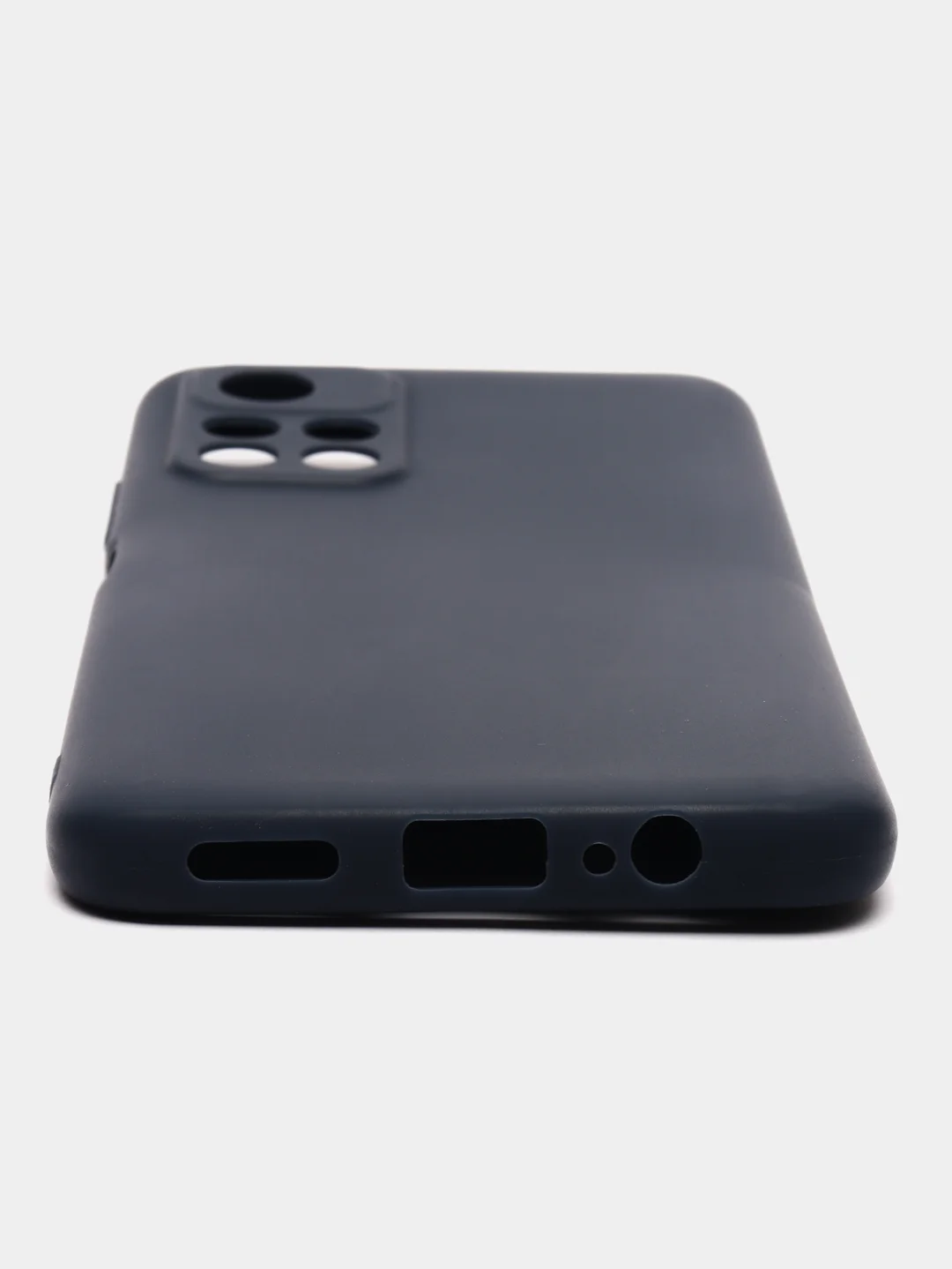 Темно-синий чехол для Xiaomi Poco M4 Pro 5G, Redmi Note 11 5G (Редми Нот 11 5G) силиконовый