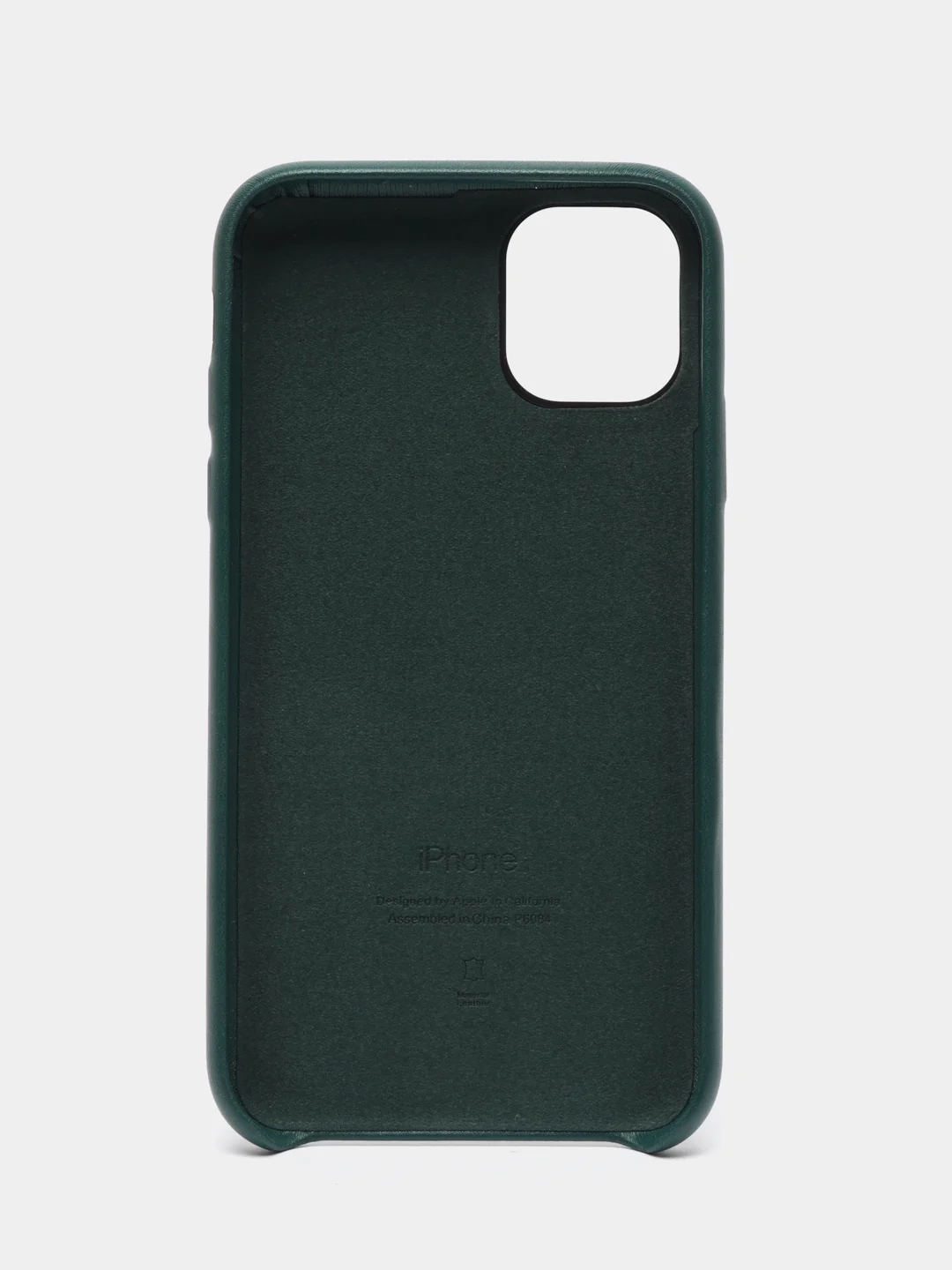 Зеленый чехол на iPhone 11, 11 Pro, X, XS, XR, 6, 6S, 7, 8, SE 2020, 7 Plus, 8 Plus, кожаный