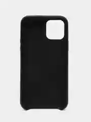 Черный чехол на iPhone 11, 11 Pro, X, XS, XR, 6, 6S, 7, 8, SE 2020, 7 Plus, 8 Plus, кожаный