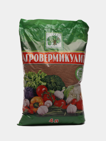 Агровермикулит, 4 л вермикулит удобрение грунт для рассады, разрыхлитель почвы