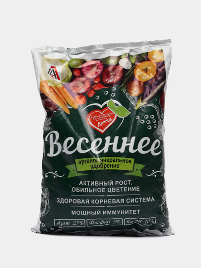 Весеннее удобрение, минеральное, комплексное, 1 кг, для рассады, огорода, теплиц, открытого грунта