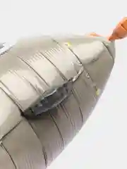Серый воздушный шар робот