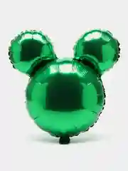 Зеленый воздушный шар "Микки Маус"