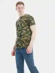 Лесной зеленый футболка мужская, хлопок 100%