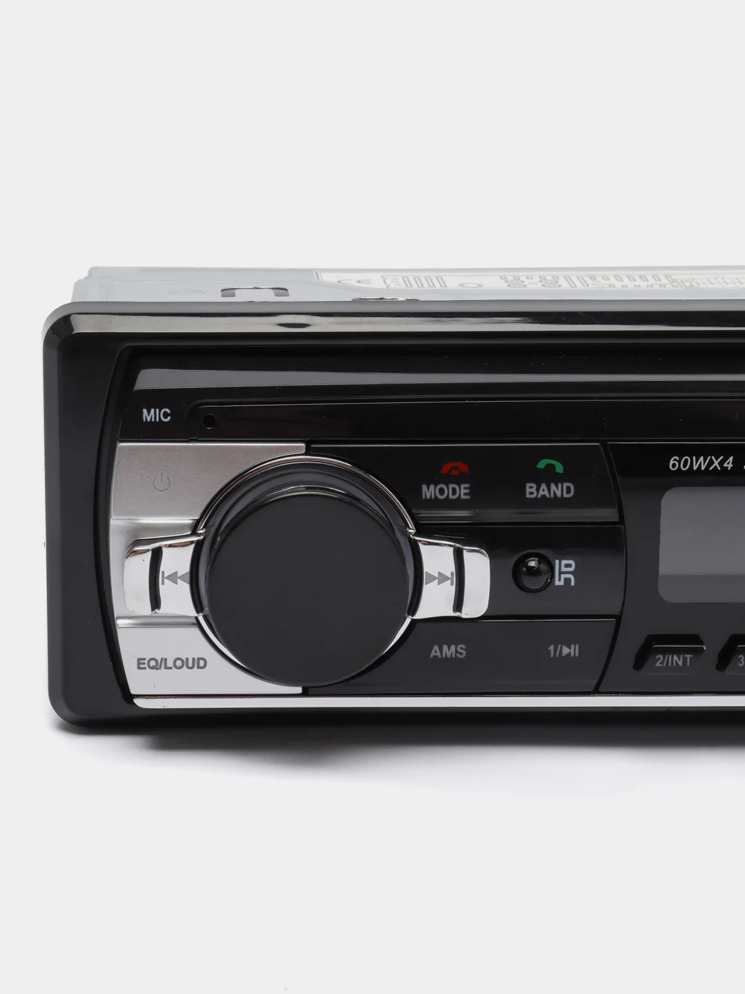 Магнитола 1 DIN, Bluetooth, USB, AUX, с пультом ДУ
