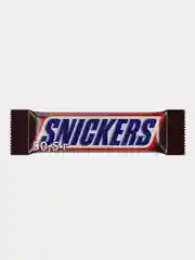 Шоколадный батончик Snickers, нуга, карамель, арахис, шоколад, стандарт, 50,5г