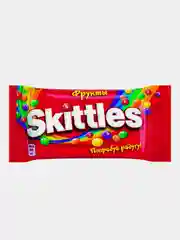 Драже в разноцветной глазури Skittles "Фрукты", упаковка, 12 штук по 38 г