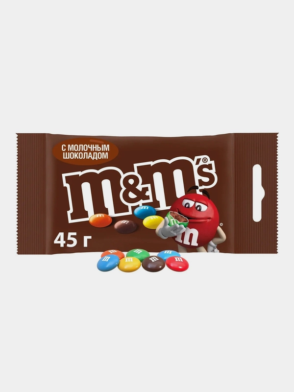 Драже M&Ms, с молочным шоколадом, 45 г