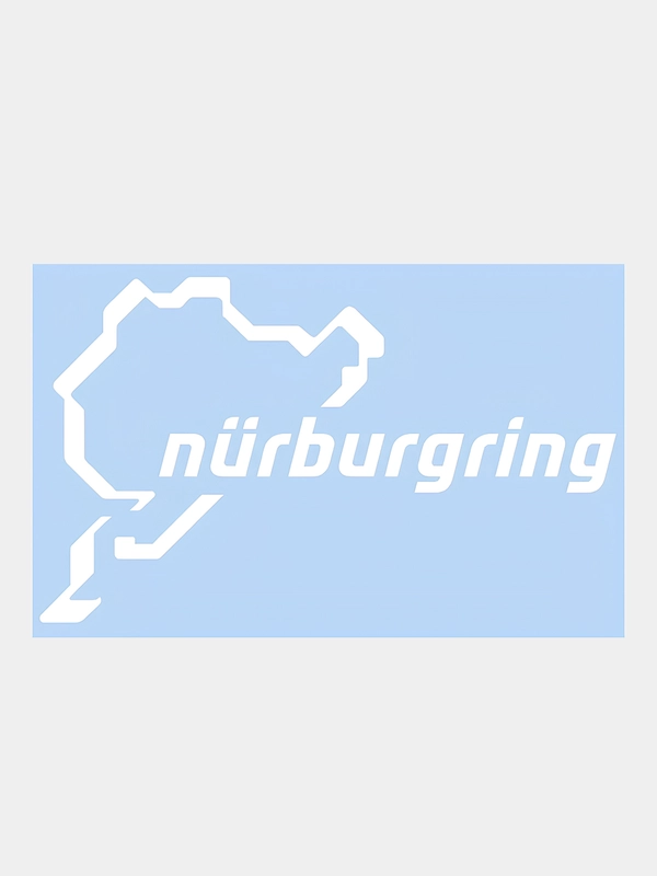 Наклейка на авто "Nurburgring - Нюрбургринг", 25 х 15 см
