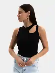 Белый женский топ майка футболка с вырезом