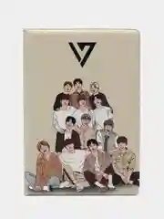 Обложка чехол на паспорт "Севентин" (Seventeen)