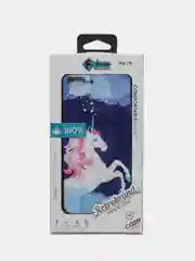 Синий чехол с принтом iPhone 7+ / 8+ / X / X Max / 11 / 11 Pro Max