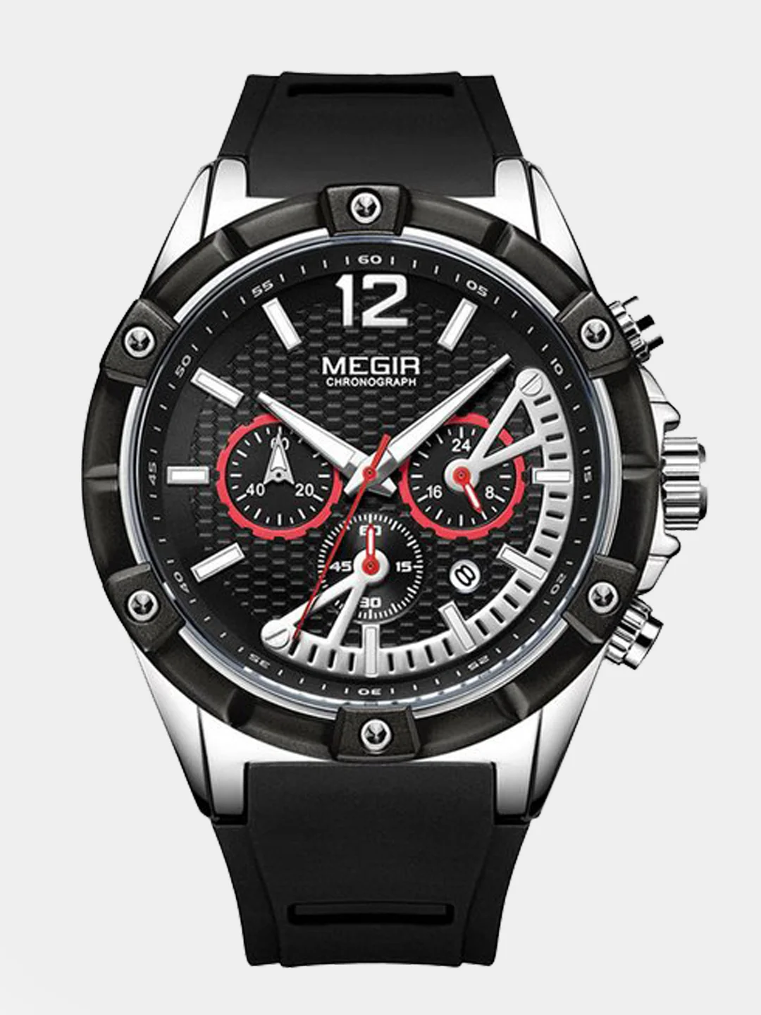Мужские наручные часы Megir MN2083G с хронографом, в подарочной упаковке