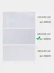 Салфетки вафельные отбеленные, 45 х 60 см, плотность 140(10) г/м2, комплект 10 шт, "Любаша", 606634