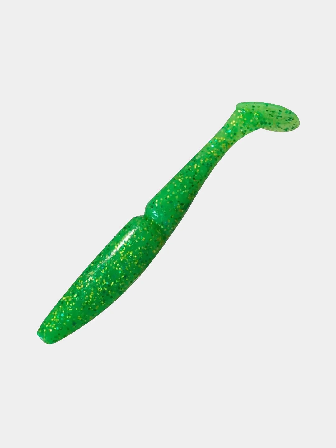 Белый приманка силиконовая Sawamura one up shad 6 (Япония)