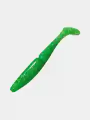 Белый приманка силиконовая Sawamura one up shad 6 (Япония)