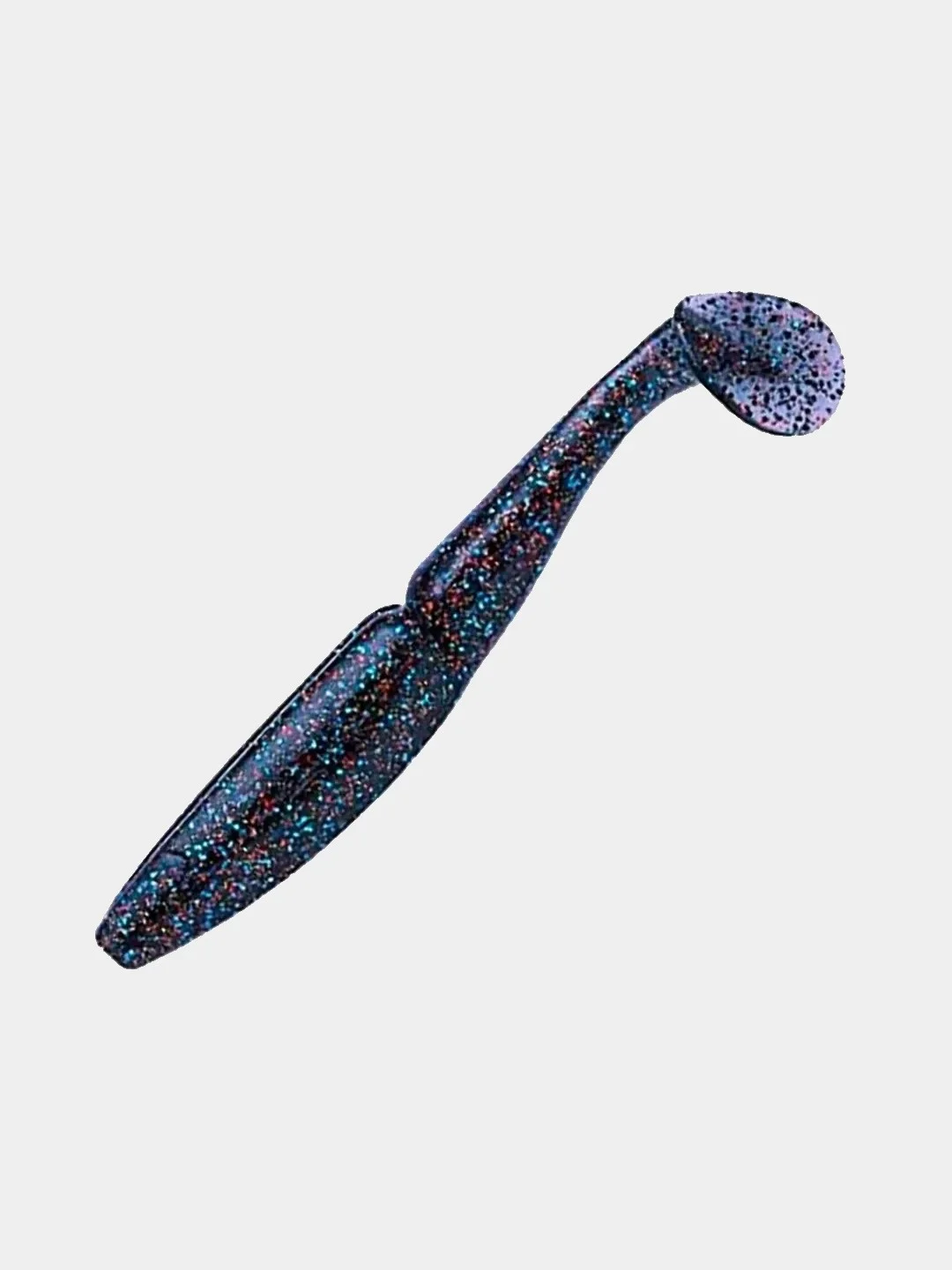 Белый приманка силиконовая Sawamura one up shad 6 (Япония)