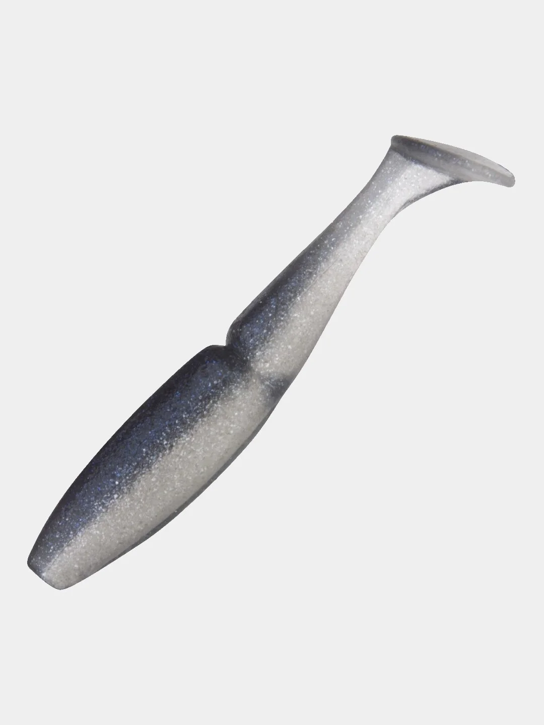 Белый приманка силиконовая Sawamura one up shad 6 (Япония)
