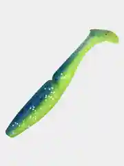 Белый приманка силиконовая Sawamura one up shad 6 (Япония)