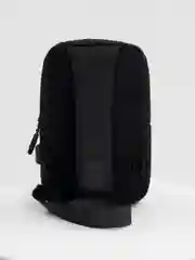 Черный рюкзак мужской, с USB зарядкой, сумка-мессенджер, нагрудная сумка, водонепроницаемая