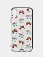Белый чехол с принтом iPhone 7+ / 8+ / X / X Max / 11 / 11 Pro Max