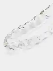 Белый женский мастурбатор стеклянный, в форме тентакли, 2 цвета