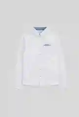 Рубашка для мальчика ACOOLA, белая, прямая, с длинными рукавами